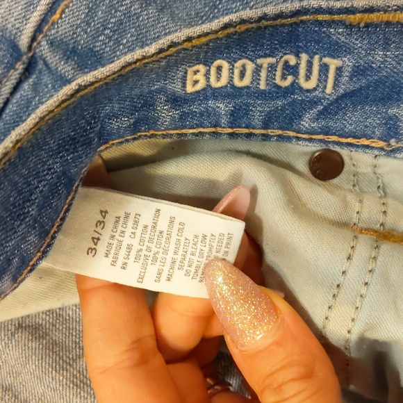 Men's American Eagle Bootcut Jeans 34x34 - Picture 4 of 6